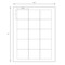 Nevs 2" x 2-5/16" Laser Sheet Labels White LL-235-2 - alternate 2